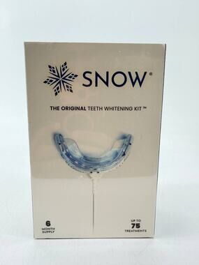 SNOW Original Teeth Whitening Kit LED Mouthpiece 75 Treatments New Sealed